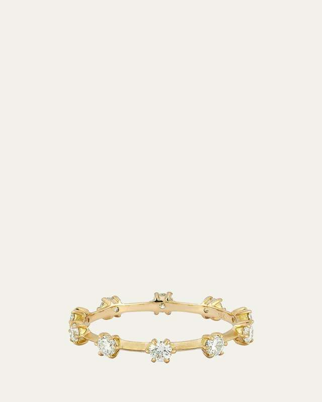 18K Yellow Gold Small Kismet Band
